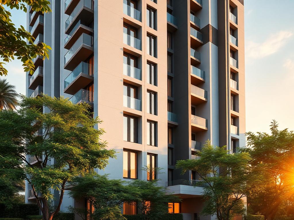 Skyline 3BHK with Balcony